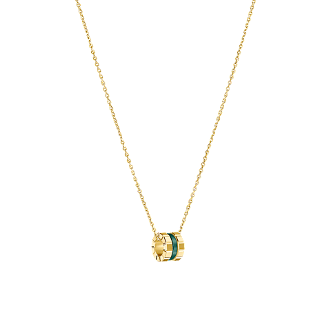 放大 {0}Chopard - 吊坠 Ice Cube Green HyCeram&reg; 吊坠 797005-9003  3/4视图