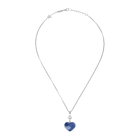 تكبير {0}Chopard - حلية متدلية ألماس هابي هارتس 797482-1350   عرض مسطح مغلق ومنحني