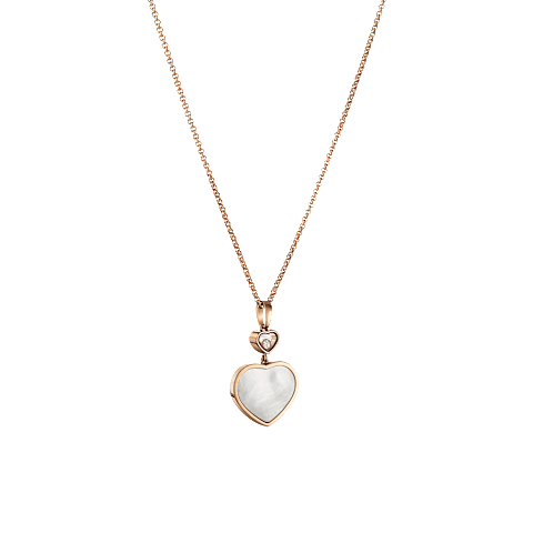 放大Chopard - 钻石 吊坠 Happy Hearts 797482-5301  3/4视图