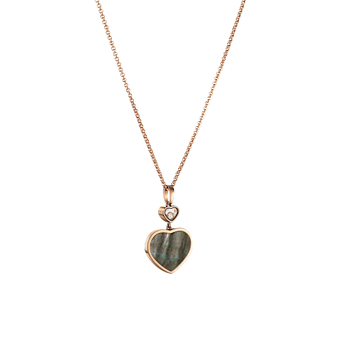 拡大 {0}Chopard - ダイヤモンド ペンダント ハッピーハート 797482-5304  3/4ビュー