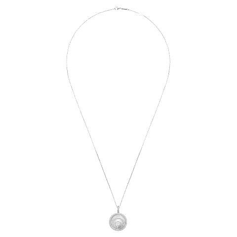 Vergr&ouml;&szlig;ern {0}Chopard - Diamant Anh&auml;nger Happy Spirit 798231-1001   Ansicht flach geschlossen und gebogen