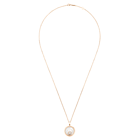 Ingrandisci {0}Chopard - Ciondolo Diamanti Happy Spirit 798231-9001   Vista chiusa e curva
