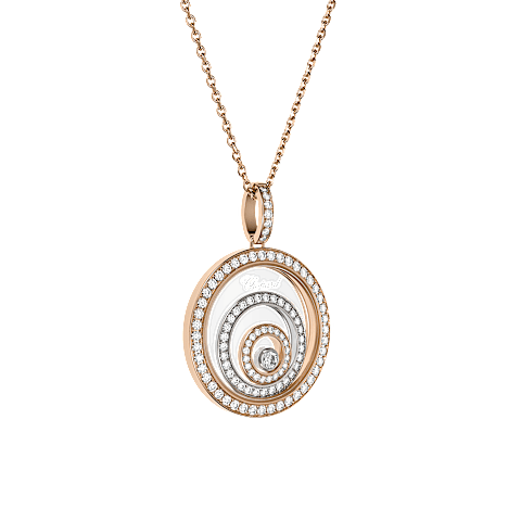 Vergr&ouml;&szlig;ern {0}Chopard - Diamant Anh&auml;nger Happy Spirit 798231-9003  3/4-Ansicht