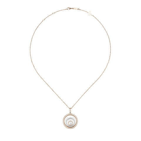 Vergr&ouml;&szlig;ern {0}Chopard - Diamant Anh&auml;nger Happy Spirit 798231-9003   Ansicht flach geschlossen und gebogen
