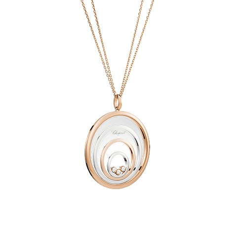 Vergr&ouml;&szlig;ern {0}Chopard - Diamant Anh&auml;nger Happy Spirit 798233-9001  3/4-Ansicht
