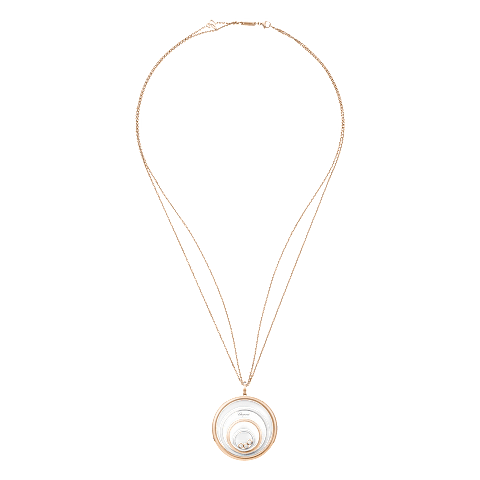 Vergr&ouml;&szlig;ern {0}Chopard - Diamant Anh&auml;nger Happy Spirit 798233-9001   Ansicht flach geschlossen und gebogen
