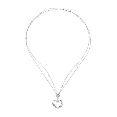 확대 {0}Chopard - 다이아몬드 펜던트 디아망트 799070-1001   평평하게 닫힌 곡선 뷰