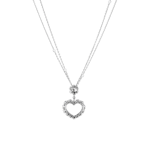 확대 {0}Chopard - 다이아몬드 펜던트 디아망트 799070-1001    평평하게 닫힌 곡선 후면 뷰