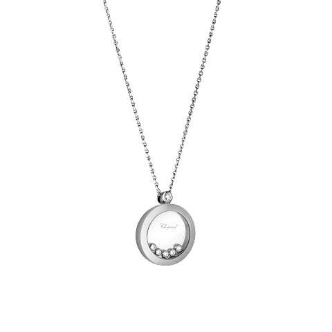 放大 {0}Chopard - 吊坠 Happy Diamonds Icons 799434-1001  3/4视图