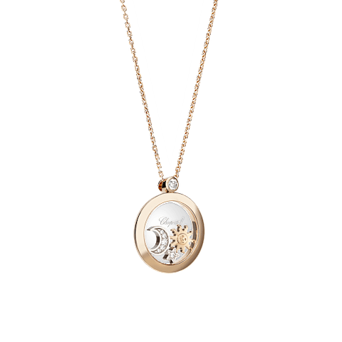 Ingrandisci {0}Chopard - Ciondolo Happy Sun, Moon and Stars 799434-5201  Vista 3/4