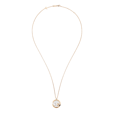 Ingrandisci {0}Chopard - Ciondolo Happy Sun, Moon and Stars 799434-5201   Vista chiusa e curva