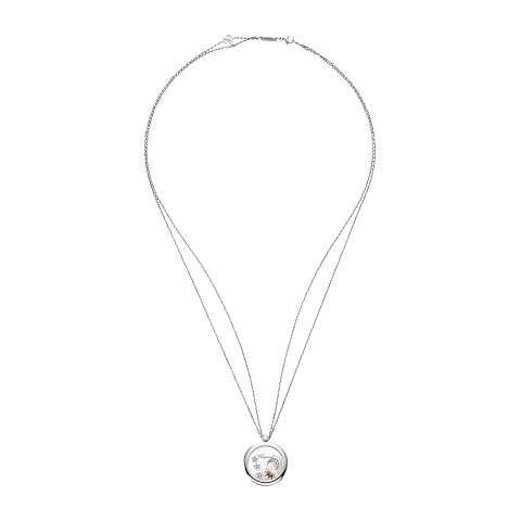 拡大 {0}Chopard - ペンダント ハッピー サン ムーン＆スター 799450-1201   平置き閉じた曲線ビュー
