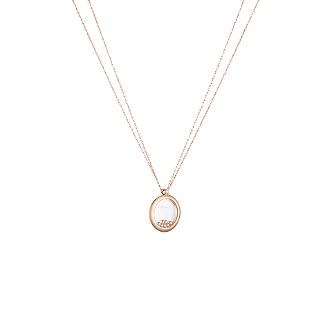 확대 {0}Chopard - 펜던트 해피 다이아몬드 아이코닉 799450-5001  3/4 뷰