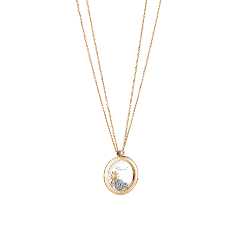 EnlargeChopard - Pendant Happy Sun, Moon and Stars 799450-5201  3/4 view