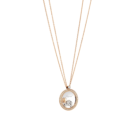 Vergr&ouml;&szlig;ern {0}Chopard - Anh&auml;nger Happy Sun, Moon and Stars 799450-5401  3/4-Ansicht
