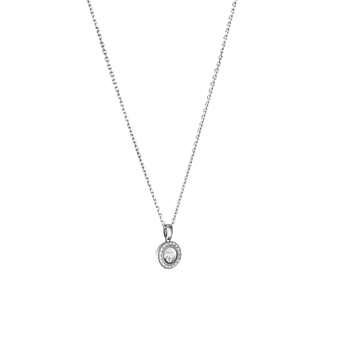 Enlarge {0}Chopard - Diamond Pendant Happy Diamonds Icons 79A017-1201  3/4 view