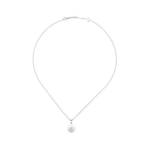 Увеличить {0}Chopard - Подвеска с бриллиантами Happy Snowflakes 79A018-1401   Вид плоский закрытый и изогнутый