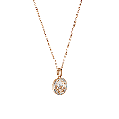 Ampliar {0}Chopard - Colgante Diamantes Happy Diamonds Icons 79A018-5201  Vista 3/4