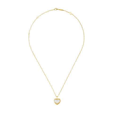 Ingrandisci {0}Chopard - Ciondolo Diamanti Happy Diamonds Icons 79A038-0001   Vista chiusa e curva