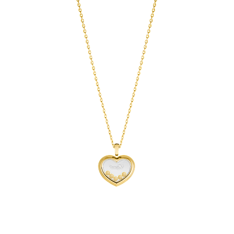 Ingrandisci {0}Chopard - Ciondolo Diamanti Happy Diamonds Icons 79A038-0001    Vista posteriore chiusa e curva
