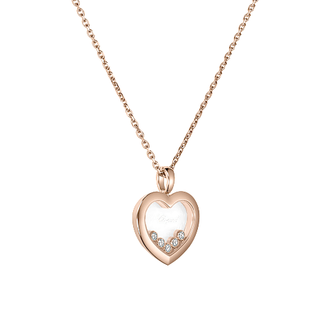 Vergr&ouml;&szlig;ern {0}Chopard - Diamant Anh&auml;nger Happy Diamonds Icons 79A038-5001  3/4-Ansicht