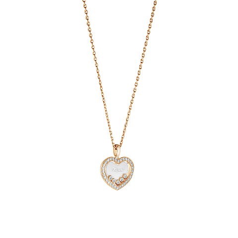 Vergr&ouml;&szlig;ern {0}Chopard - Diamant Anh&auml;nger Happy Diamonds Icons 79A038-5201  3/4-Ansicht