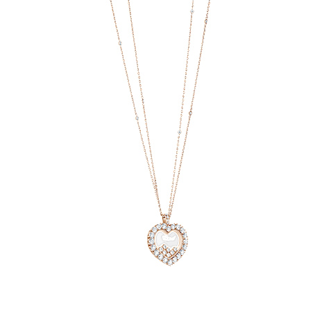 拡大 {0}Chopard - ダイヤモンド ペンダント ハッピーダイヤモンド アイコン ジョワイアリー 79A049-5001  3/4ビュー