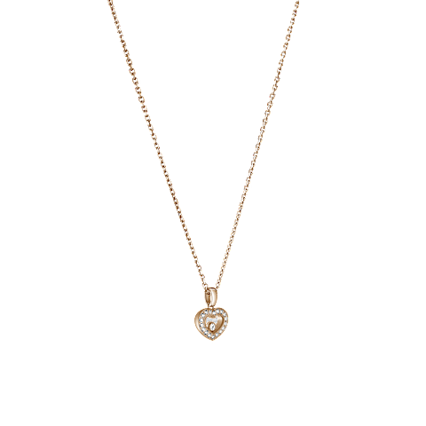 Enlarge {0}Chopard - Diamond Pendant Happy Diamonds Icons 79A054-5201  3/4 view