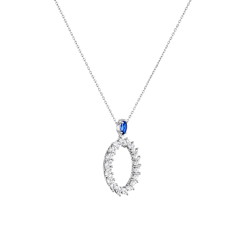 Enlarge {0}Chopard - Diamond Pendant L'Heure du Diamant Marquise 79A061-1501  3/4 view