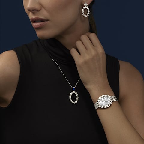 Enlarge {0}Chopard - Diamond Pendant L'Heure du Diamant Marquise 79A061-1501     worn view
