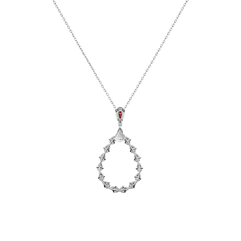 تكبير {0}Chopard - حلية متدلية ألماس لور دو ديامون دروب 79A063-1301    عرض خلفي مسطح مغلق ومنحني