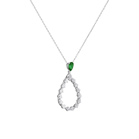 Vergr&ouml;&szlig;ernChopard - Diamant Anh&auml;nger L'Heure Du Diamant Drop 79A063-1401  3/4-Ansicht