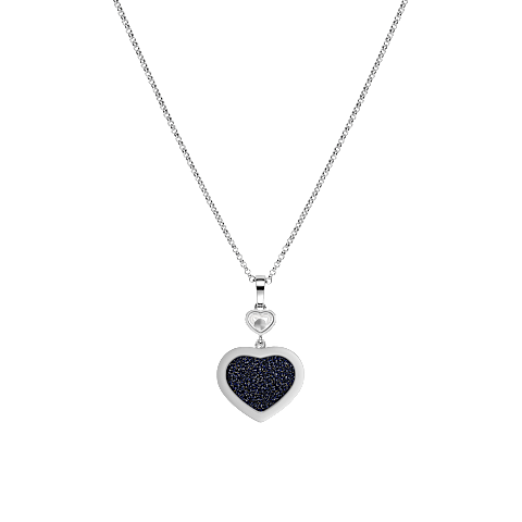 تكبير {0}Chopard - حلية متدلية ألماس هابي هارتس 79A074-1510    عرض خلفي مسطح مغلق ومنحني
