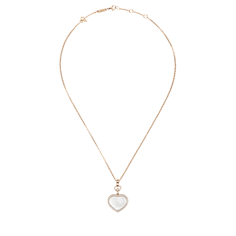 Vergr&ouml;&szlig;ern {0}Chopard - Anh&auml;nger Happy Hearts 79A074-5301   Ansicht flach geschlossen und gebogen