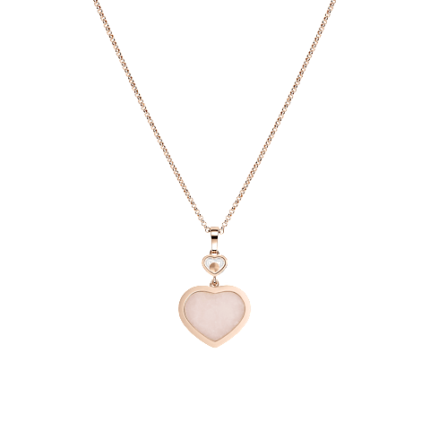 تكبير {0}Chopard - حلية متدلية ألماس هابي هارتس 79A074-5620    عرض خلفي مسطح مغلق ومنحني