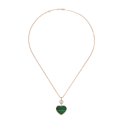 تكبير {0}Chopard - حلية متدلية ألماس هابي هارتس 79A075-5151   عرض مسطح مغلق ومنحني