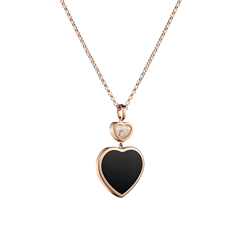 Enlarge {0}Chopard - Diamond Pendant Happy Hearts 79A075-5201  3/4 view