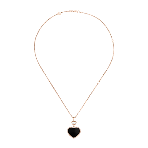 تكبير {0}Chopard - حلية متدلية ألماس هابي هارتس 79A075-5291   عرض مسطح مغلق ومنحني
