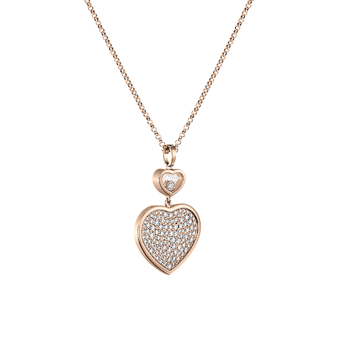 EnlargeChopard - Diamond Pendant Happy Hearts 79A075-5901  3/4 view