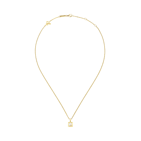 Vergr&ouml;&szlig;ern {0}Chopard - Diamant Anh&auml;nger Happy Diamonds Icons 79A114-0001   Ansicht flach geschlossen und gebogen