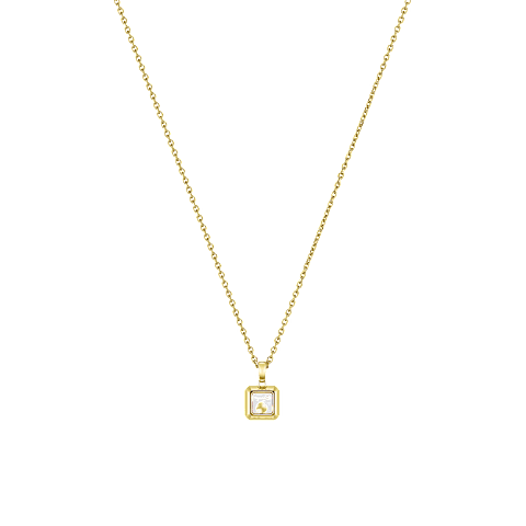 Vergr&ouml;&szlig;ern {0}Chopard - Diamant Anh&auml;nger Happy Diamonds Icons 79A114-0001    R&uuml;ckansicht flach geschlossen und gebogen