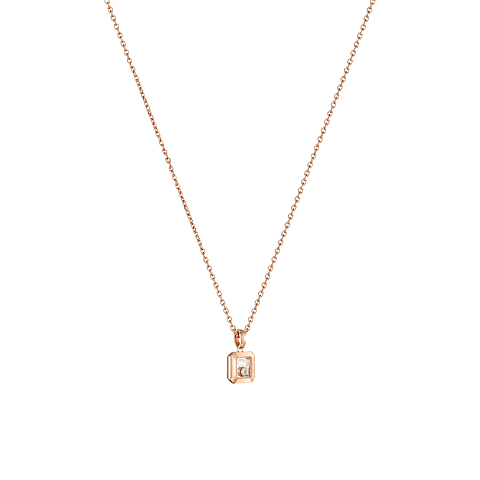 Enlarge {0}Chopard - Diamond Pendant Happy Diamonds Icons 79A114-5001  3/4 view