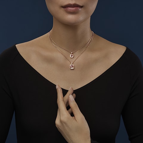 Enlarge {0}Chopard - Diamond Pendant Happy Diamonds Icons 79A114-5001     worn view