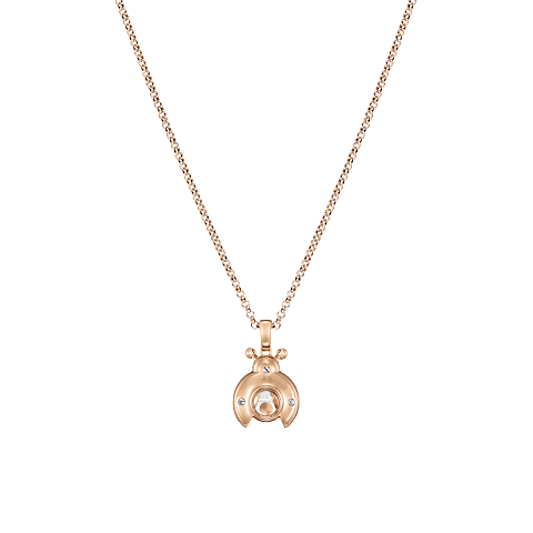 تكبير {0}Chopard - حلية متدلية ألماس هابي دايموندز ليدي بيرد 79A186-5001    عرض خلفي مسطح مغلق ومنحني