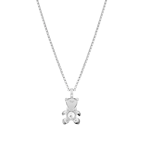 تكبير {0}Chopard - حلية متدلية ألماس هابي دايموندز تيدي بير 79A188-1201    عرض خلفي مسطح مغلق ومنحني