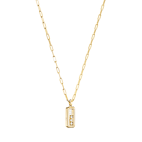 放大 {0}Chopard - 钻石 吊坠 Happy Diamonds Icons 79A201-0001  3/4视图