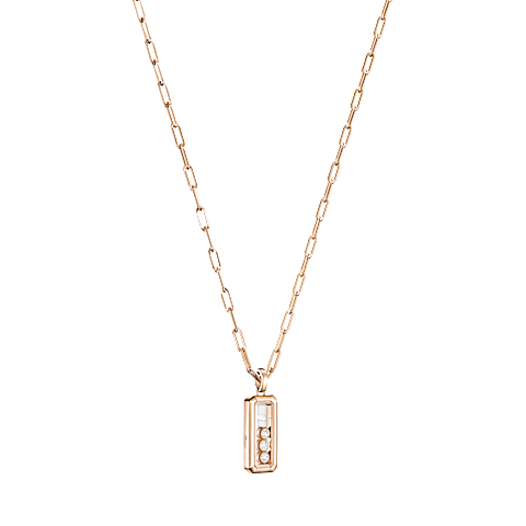 放大 {0}Chopard - 钻石 吊坠 Happy Diamonds Icons 79A201-5001  3/4视图