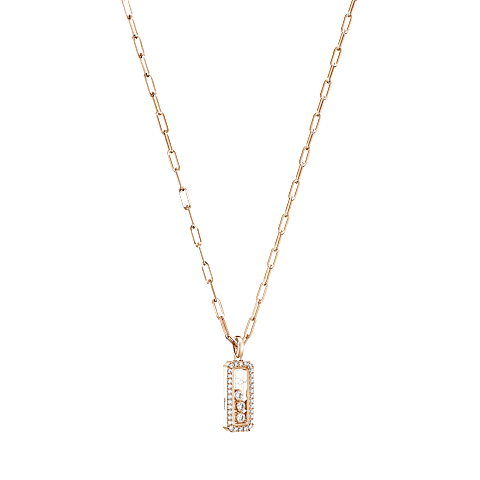Chopard - Ciondolo Diamanti Happy Diamonds Icons 79A201-5201  Vista 3/4
