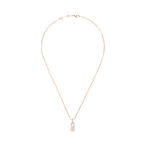 Chopard - Ciondolo Diamanti Happy Diamonds Icons 79A201-5201   Vista chiusa e curva