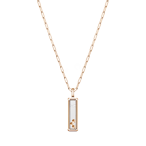 Chopard - Ciondolo Diamanti Happy Diamonds Icons 79A202-5201    Vista posteriore chiusa e curva